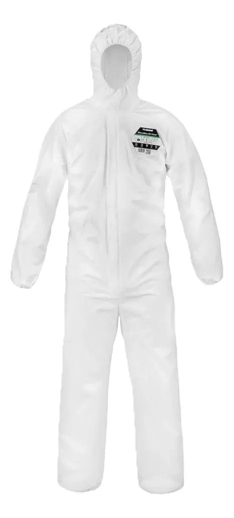 MAMELUCO TYVEK LAKELAND MICROMAX NS DE SMS LAMINADO CON POLIETILENO, MICROPOROSO